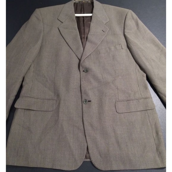 Vintage Emanuel Ungaro Covarra 100% Wool Blazer Jacket Size 46r - Picture 3 of 13